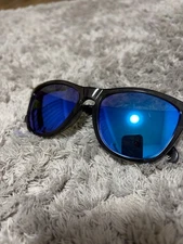 Oakley Frogskins Custom Polarized Blue Mirror Lens Sunglasses