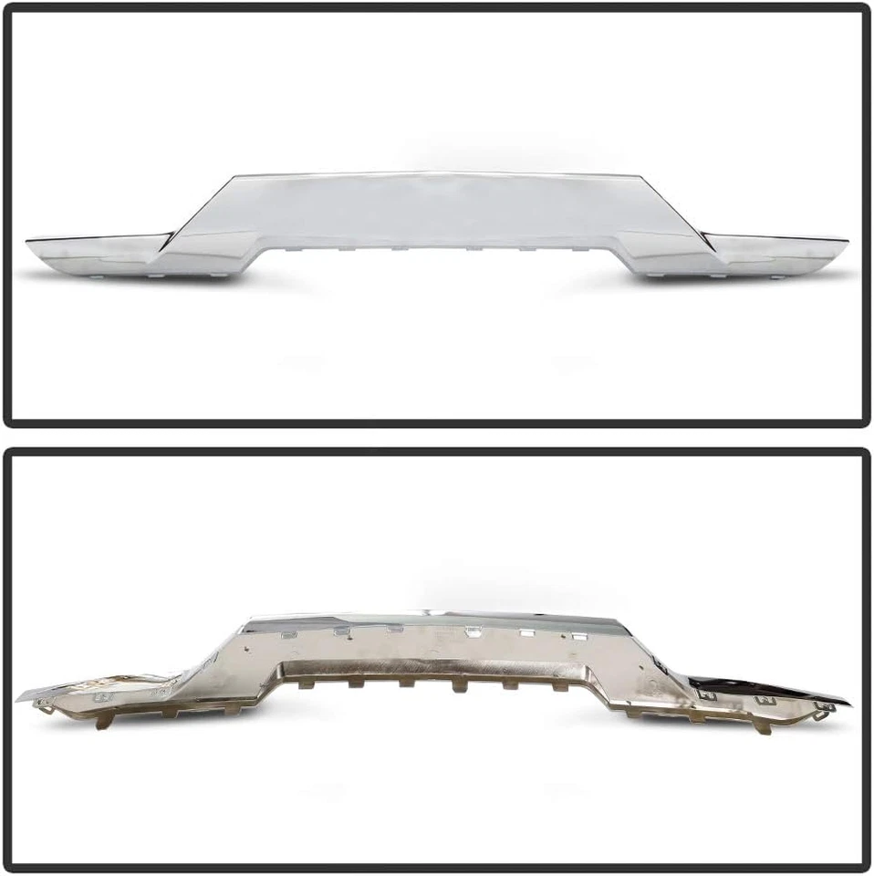 - for 2016-2018 Chevy Silverado 1500 W/Impact Bar Pickup Truck Chrome Plastic Fr — 第 2/3 张图片