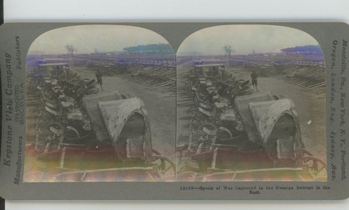Spoils of War Captured Russian Retreat WWI Keystone Stereoview - Picture 2 of 3