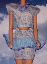Rare Vintage 1988 Mattel Barbie Jean Fashions 1692
