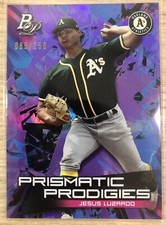 2019 Bowman Platinum Purple Refractor /250 Jesus Luzardo #PPP-9