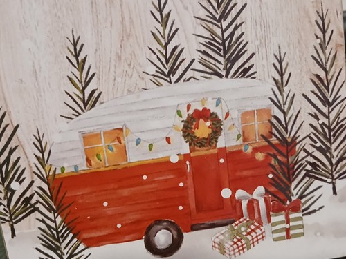 Buffalo Check Christmas Tree Camper House Desk Decoration Gerson International - Picture 11 of 19