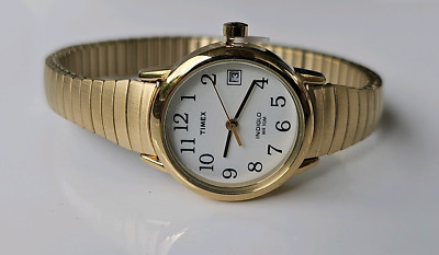 Timex T2H351 Dameuhr Goldenes Armband