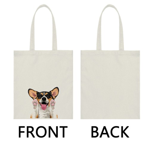 Canvas Tote Bag School Shoulder Bag Purse Reusable for Travel Grocery Shopping - Picture 123 of 163