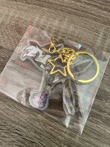 Hazbin Hotel Hexe Engel Staub Halloween 2022 Acryl Schlüsselanhänger Limited Edition - Bild 3 von 3