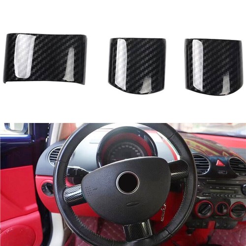7X Carbon Fiber ABS Interior Trim SET Cover For VW Volkswagen Beetle 2007-2010 - Picture 3 of 6