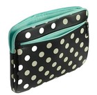 Black Leather Dotted Laptop Cases & Bags
