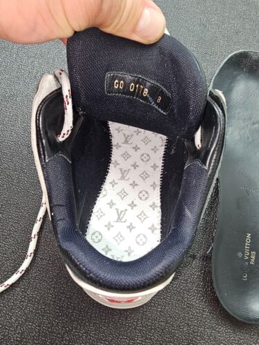 Louis Vuitton shoes ZIG ZAG LEATHER LOW TRAINERS US 8 / 42 - Picture 8 of 10