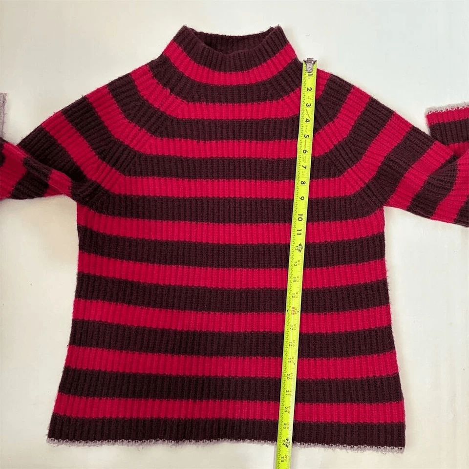 Anthropologie Maeve Women's L Striped Turtleneck Sweater Multicolor - Image 3 of 4