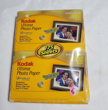 Kodak Ultima Photo Paper High Gloss 175 Sheets Open box 4x6