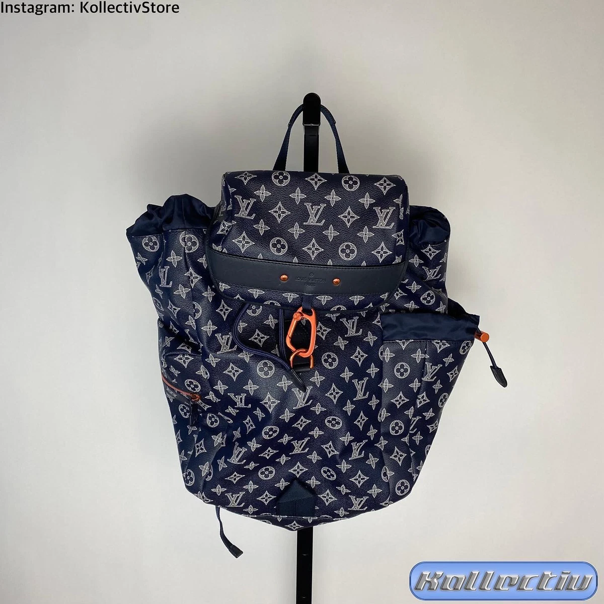 Louis Vuitton Discovery Backpack Monogram Upside Down Ink Navy in Coated  Canvas with Brass - US