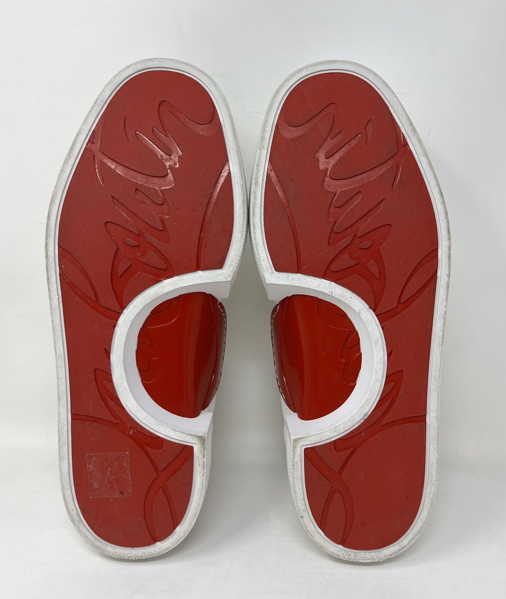 Christian Louboutin Men's Adolon Junior Leather Low-Top Christian Louboutin Men's Adolon Junior Leather Low-Top