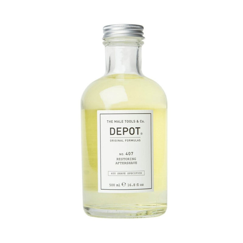 DEPOT no.407 Restoring Aftershave 500ml - Lozione Dopobarba Professionale