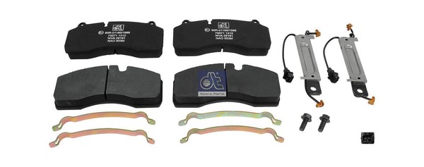 Scheibenbremsbelagsatz Mit VerschleißAnzeiger DT Spare Parts 2.94099 W:210Mm S:-image