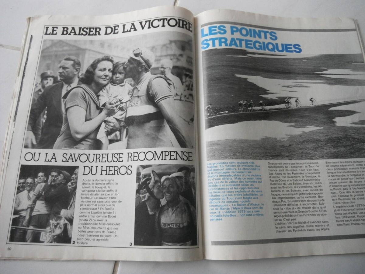 Miroir du Cyclisme - Carte du Tour de France 1978