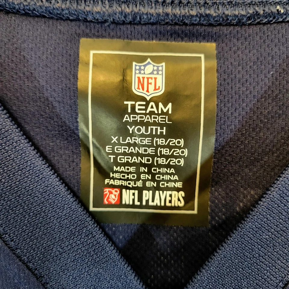 Official NFL Team Apparel New England Patriots 87 Gronkowski Size XL - Image 2 of 4