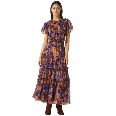 marigold chiffon dress KissProm