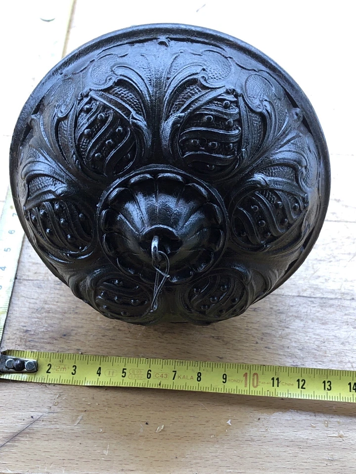 1 / Ancien contrepoids Poids En Fonte monte et baisse Lampe - Photo 2/4