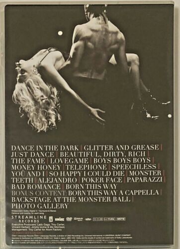 Lady GAGA DVD(R-All) The Monster Ball Tour Madison Square Garden 2011 Japan OBI - Picture 3 of 5