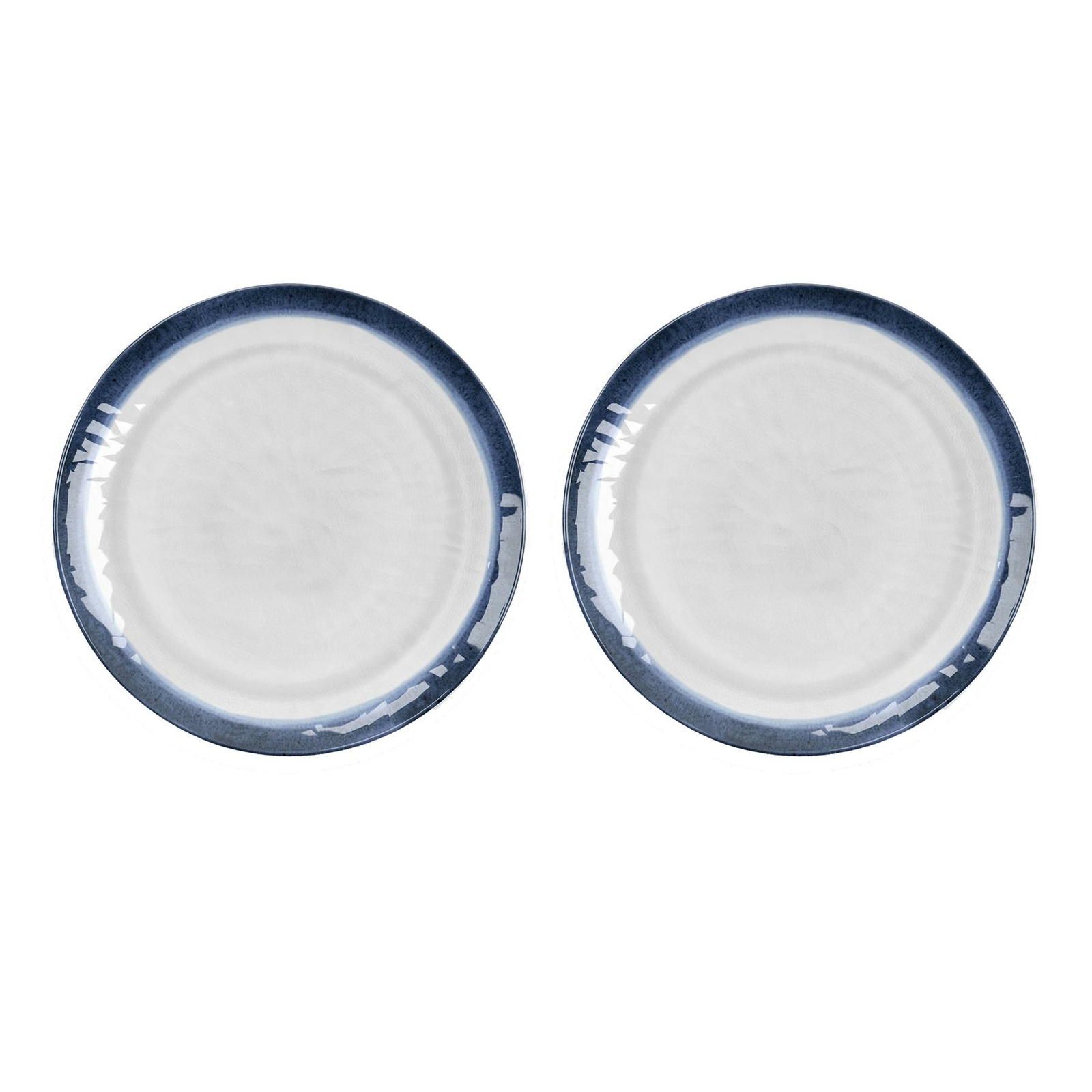 Coastal 27cm Melamine Dinner Plates, Set of 2