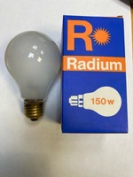 Radium GlÜHlampe Matt 150W 230V E27 GlÜHbirne Made In Germany Messing Sockel