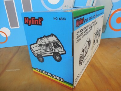Vintage 1992 NYLINT Steel Toys 4x4 DINTY MOORE Red Explorer