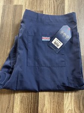 Cherokee Cargo Scrub Pants Small Navy Originals Unisex Drawstring New/ E