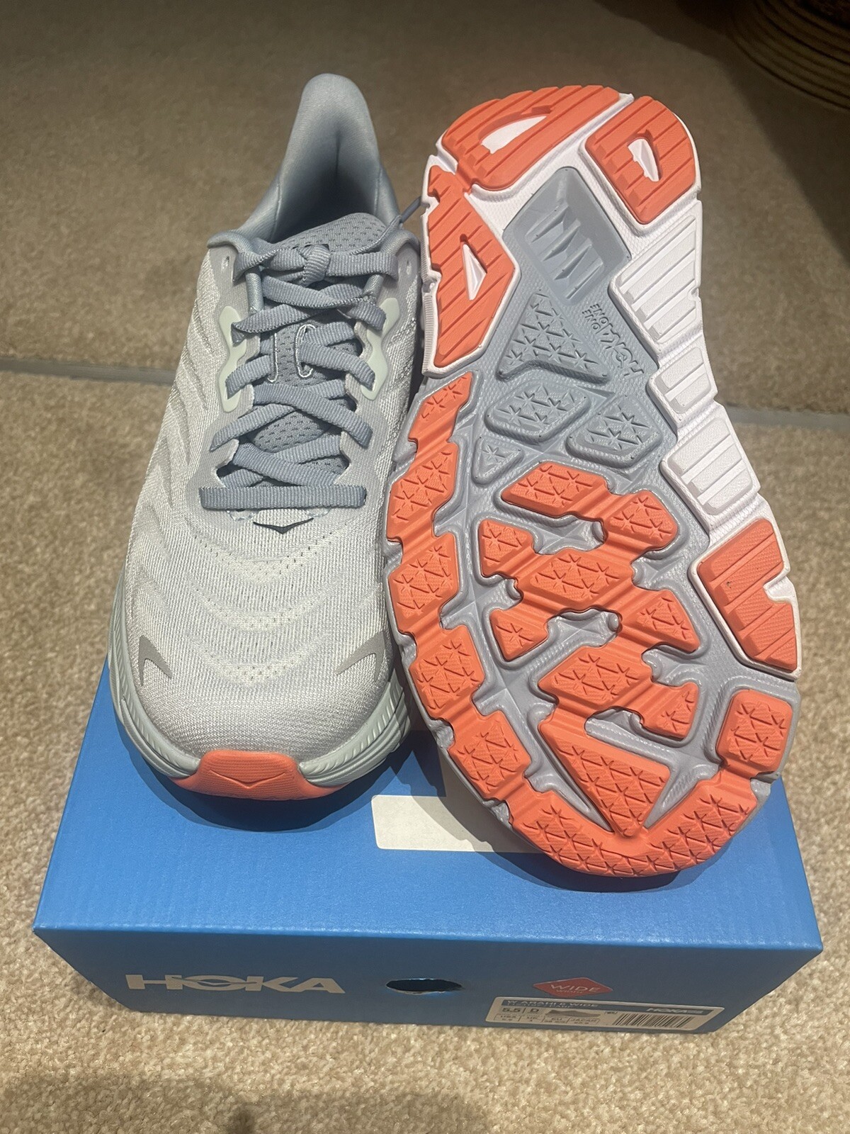 Hoka+Arahi+6+Running+Trainers+for+Women+UK+8.5++blue for sale online