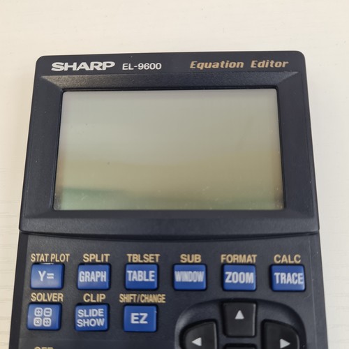 Sharp EL-9600 Graphing Calculator Compete With Stylus & Manual Boxed VGC - Picture 14 of 24