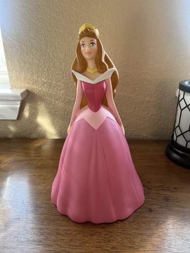 Disney Disneyland Plastic Coin Bank Vintage Girl Princess - Picture 4 of 6