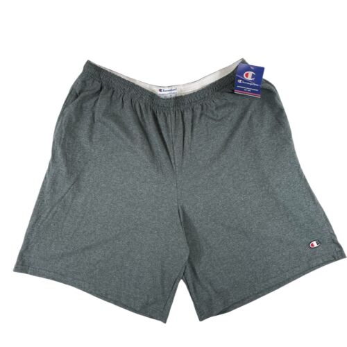 Neu mit Etikett Champion Shorts Herren XL grau Granit Wärme Trikot Sporttaschen Kordelzug