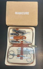 12 Pcs Premium Nail Clipper Kit w/Leather Case Includes Nail Clippers Set Read