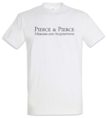 Pierce & Pierce T-Shirt American Symbol Sign Company Logo Psycho Banker Bank