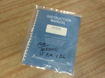 Avtron K660AC12389 Converter Module Instruction Manual