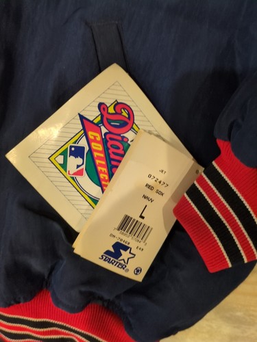 Chaqueta De Colección Años 90 Starter MLB Boston Red Sox Diamond Collection Talla L Nueva Con Etiquetas - Imagen 5 de 8