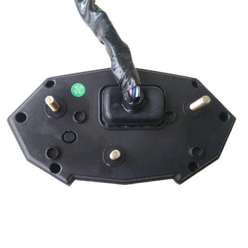 DC 12V Motocicleta Digital Tacómetro Hora Velocímetro Indicador de Engranaje Universal Foto 4 de 4