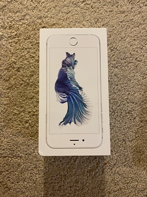 RETAIL BOX ONLY - iPhone 6s - 64gb - Silver - WITH APPLE STICKERS