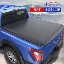 5Ft Roll Up Tonneau Cover for 2019-2025 Ford Ranger Truck Bed Waterproof