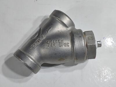 Mueller 1'' NPT 600# WYE Y Strainer CF8M Stainless 