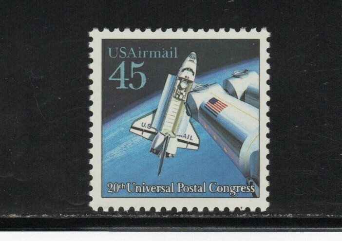 C125 * SPACE SHUTTLE ~ FUTURISTIC MAIL DELIVERY * U.S. Postage