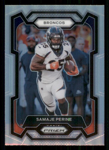 2023 Panini Prizm Prizms Silver #88 Samaje Perine - Picture 1 of 2
