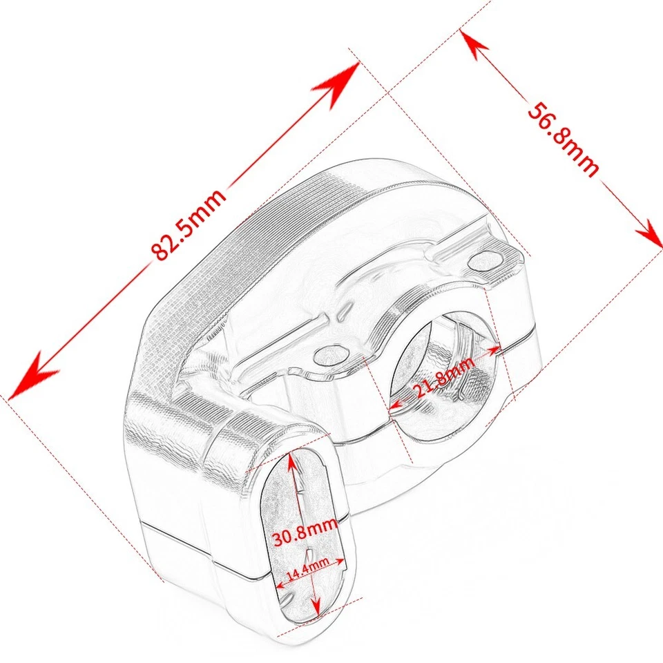 Base de carcasa de control de acelerador de aluminio para Husqvarna FC250/350/450 FE 501 TX300i Foto 2 de 4