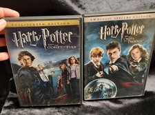 Lot of 2 DVD Harry Potter Order of the Phoenix and Goblet of Fire Set