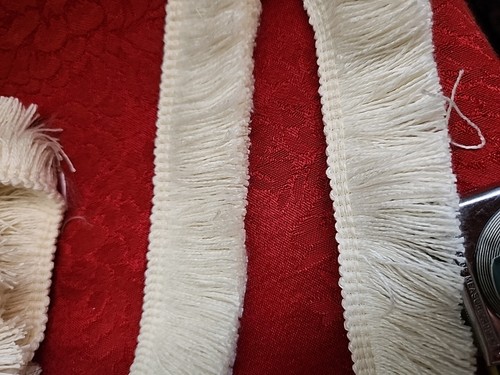 Brush Trim Cream Off-White Sewing Notion 2.5 yds Long × 1.5" Wide - Picture 5 of 6