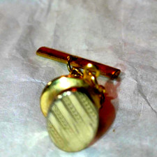Men's beautiful golden vintage Tie Pin