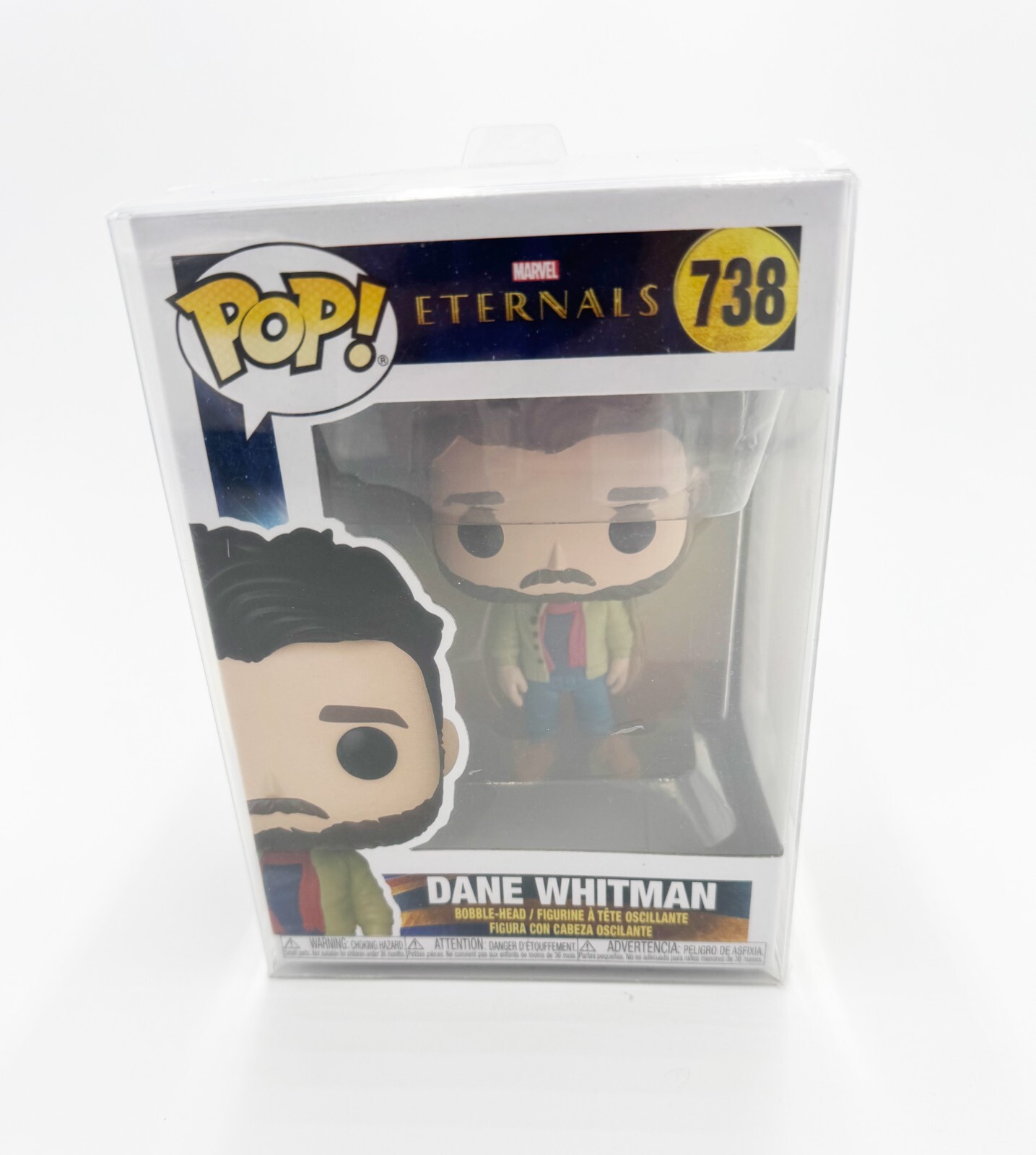 En Oferta Funko Pop! Dane Whitman #738 - Cabeza Bobble Vinilo Eternals - Con Protector