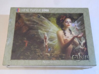 EVERLONG CDコレクション NEW SEALED - HEYE Elixir Fairies Melanie Delon 2000 Piece Puzzle