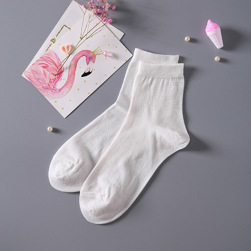 3 Pairs Silk Socks Breathable Women Socks Solid Color One Size Mulberry Sock New - Picture 10 of 19