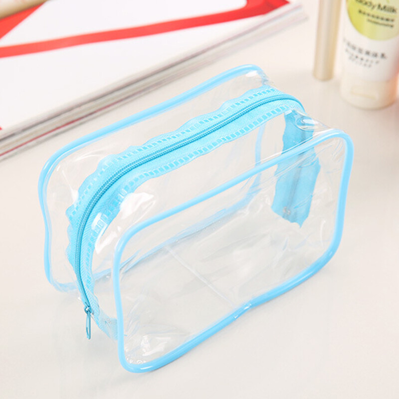 Clear Travel Toiletries Bag Cosmetic Toiletry Pouch Liquids Makeup