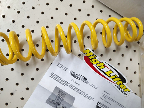 Highlifter Shock Spring Kit FRONT Grizzly 700 PU0531-0365 - Picture 3 of 9